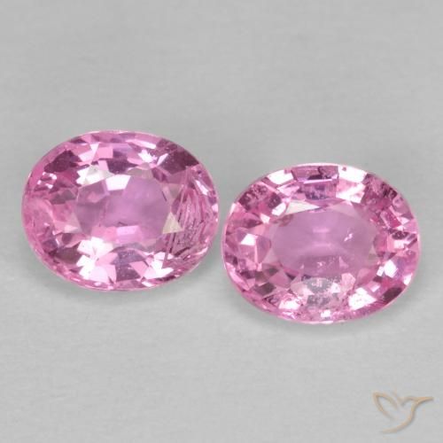 0.90ctw Natural Roxo Real Rosa Safira, oval, VS-SI