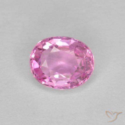 0.47ct Natural rosa médio Safira, oval, VS