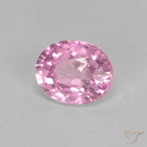 Safira Roxo Royal Muito Claro Rosa Natural 0.53ct, oval, VS-SI