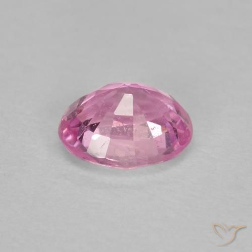 Safira Roxo Royal Muito Claro Rosa Natural 0.53ct, oval, VS-SI