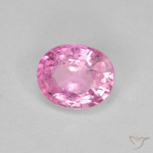Safira Rosa Natural 0.51ct, oval, VS-SI