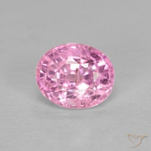 0.56ct Natural Rosa bem claro Safira, oval, VS-SI