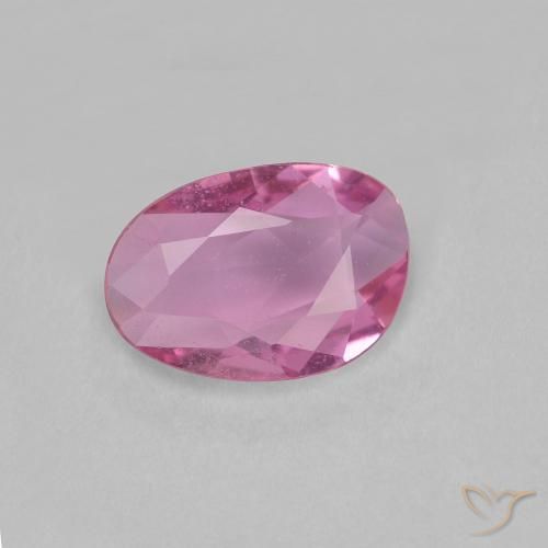 0.76ct Natural Rosa escuro Safira, Chique, VS