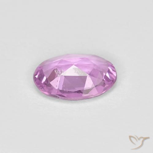 Safira Violeta claro Natural 0.63ct, oval, VS