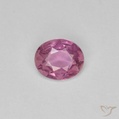 0.54ct Natural Rosa escuro Safira, oval, VVS-VS