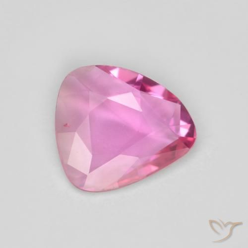 Safira Rosa escuro Natural 0.82ct, Chique, VVS