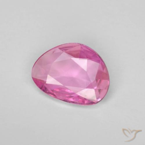 Safira Rosa escuro Natural 0.84ct, Chique, VVS-VS