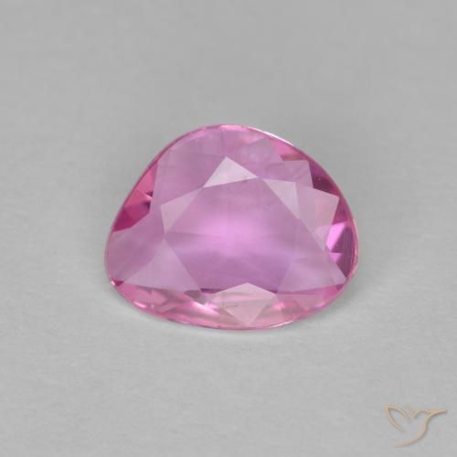0.65ct Natural rosa médio Safira, Chique, VVS
