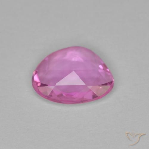 Safira rosa médio Natural 0.65ct, Chique, VVS