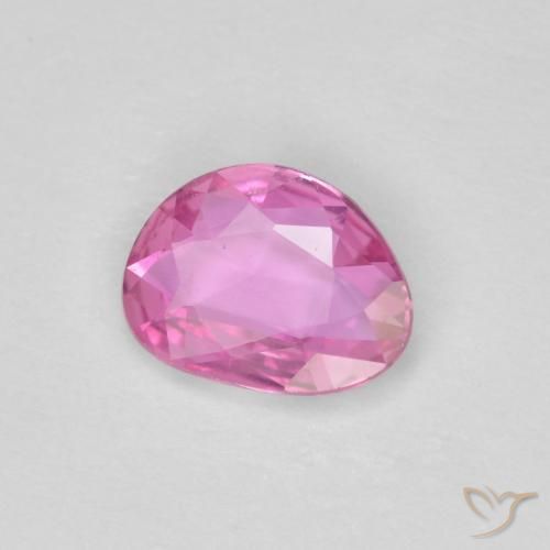 Safira Rosa Intenso Natural 0.61ct, Chique, VVS