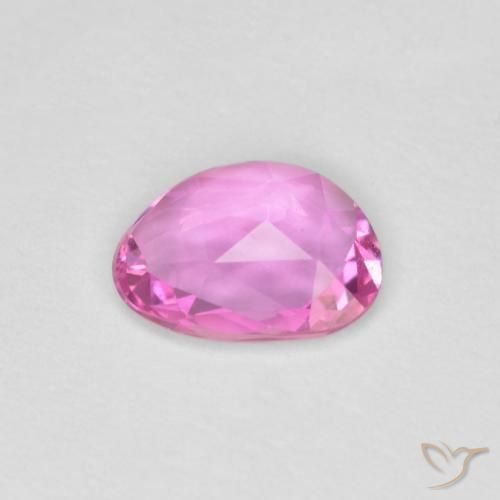 Safira Rosa Intenso Natural 0.61ct, Chique, VVS
