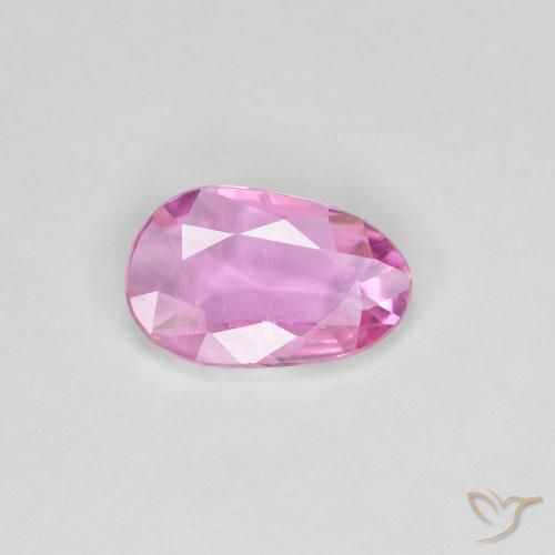 0.75ct Natural rosa médio Safira, Chique, VS