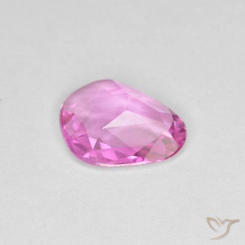 Safira rosa médio Natural 0.91ct, Chique, VVS-VS