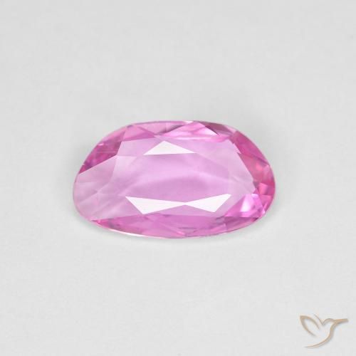 0.94ct Natural Roxo Real Rosa Safira, Chique, VVS-VS