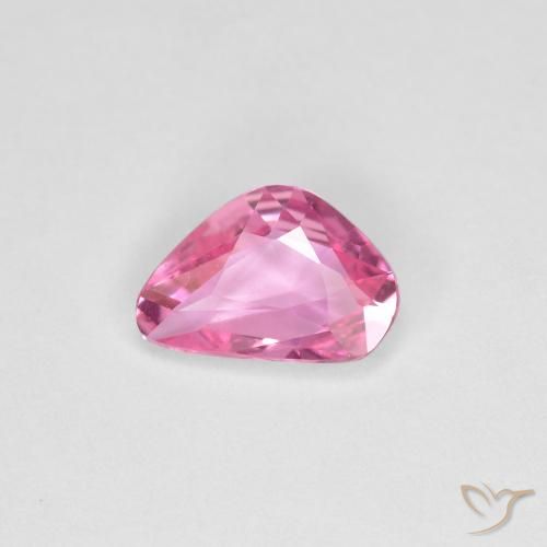 0.75ct Natural Roxo Real Rosa Safira, Chique, VVS-VS