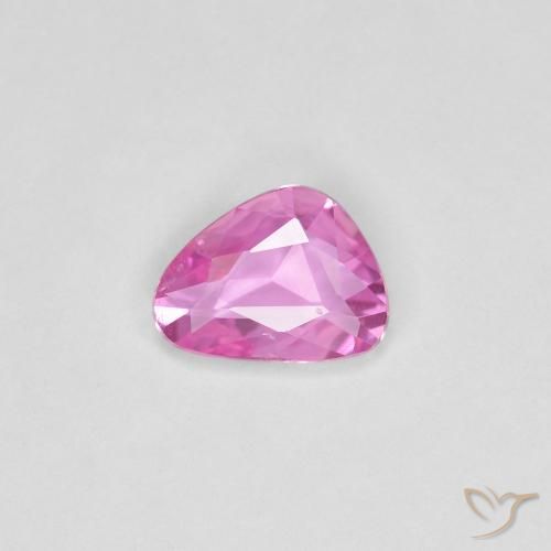 0.60ct Natural rosa médio Safira, Chique, VVS-VS