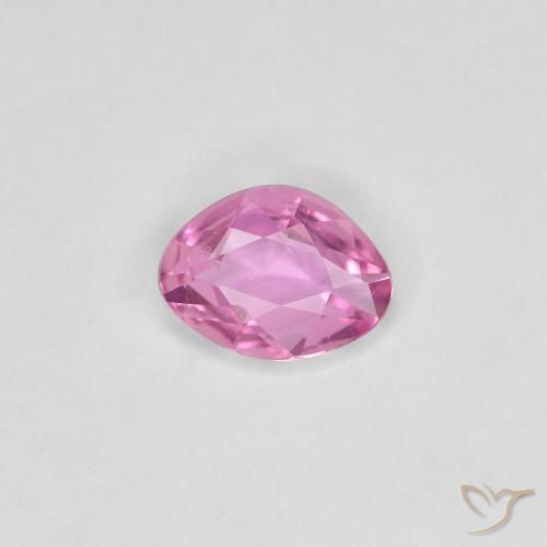 0.58ct Natural Roxo Real Rosa Safira, Chique, VVS-VS