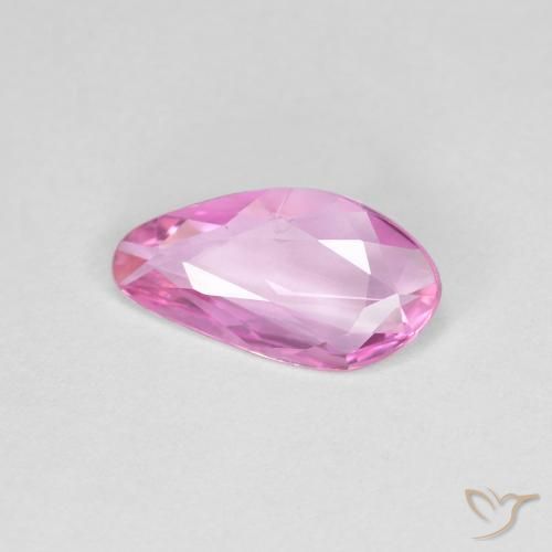 Safira rosa médio Natural 0.78ct, Chique, VVS-VS