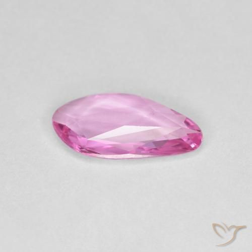 Safira rosa médio Natural 0.78ct, Chique, VVS-VS