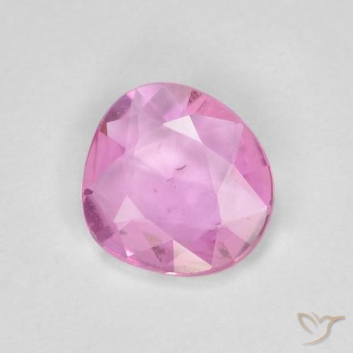 Safira rosa médio Natural 0.77ct, Chique, VS