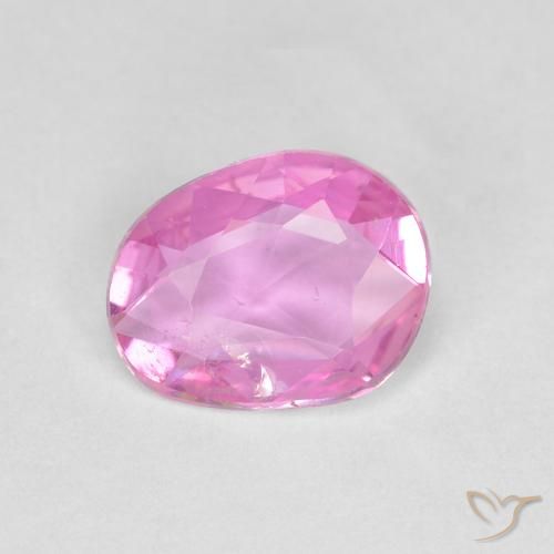 0.64ct Natural rosa médio Safira, Chique, VS