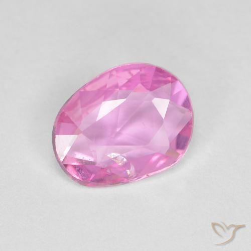 Safira rosa médio Natural 0.64ct, Chique, VS