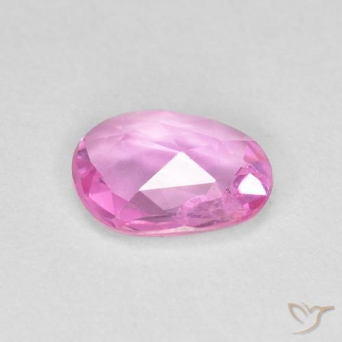 Safira rosa médio Natural 0.64ct, Chique, VS