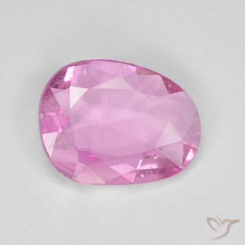 0.81ct Natural rosa médio Safira, Chique, VS