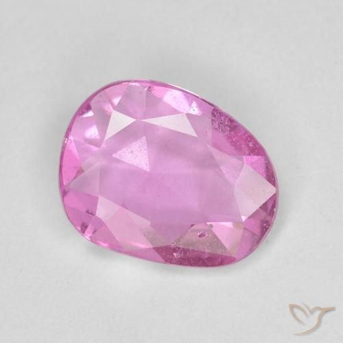 Safira rosa médio Natural 0.81ct, Chique, VS