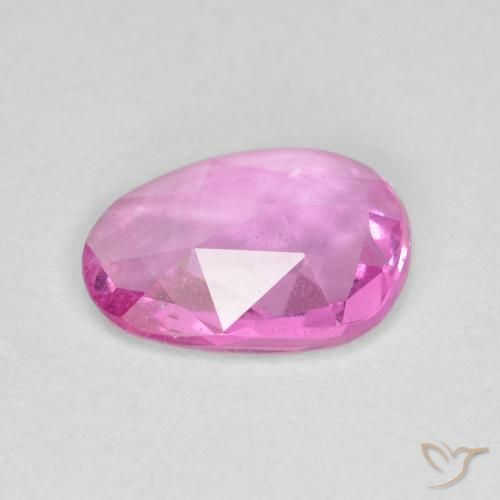 Safira rosa médio Natural 0.81ct, Chique, VS