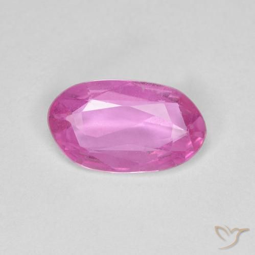 Safira Rosa escuro Natural 0.87ct, Chique, VS