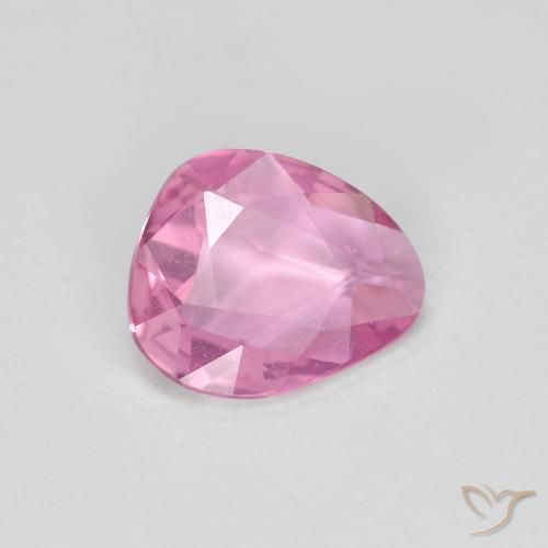 Safira rosa médio Natural 0.63ct, Chique, VVS-VS