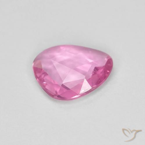 Safira rosa médio Natural 0.63ct, Chique, VVS-VS