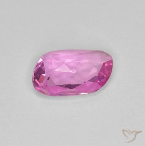 Safira rosa médio Natural 0.83ct, Chique, VVS-VS