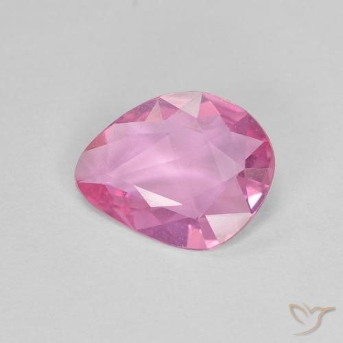 Safira rosa médio Natural 0.88ct, Chique, VVS-VS