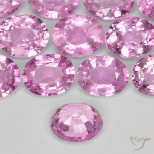 Safira Roxo Real Claro Rosa Natural 0.39ct, oval, VS