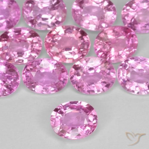 0.40ct Natural Rosa escuro Safira, oval, VS