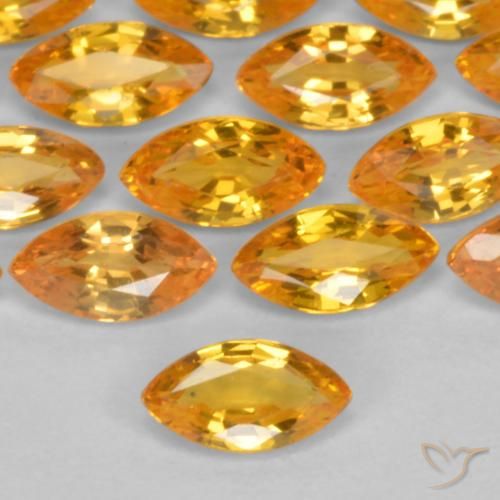 0.19ct Natural Ouro Safira, Marquesa, VS