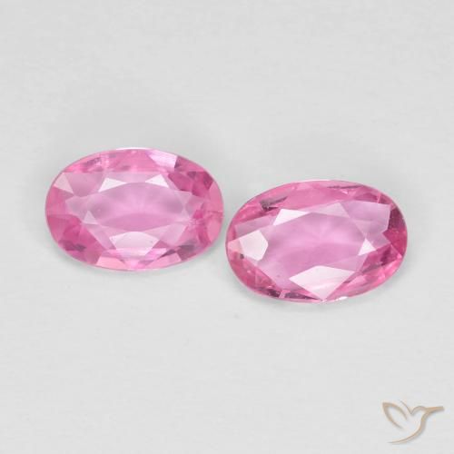0.88ctw Natural Rosa Intenso Safira, oval, VS