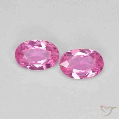 0.85ctw Natural rosa médio Safira, oval, VS