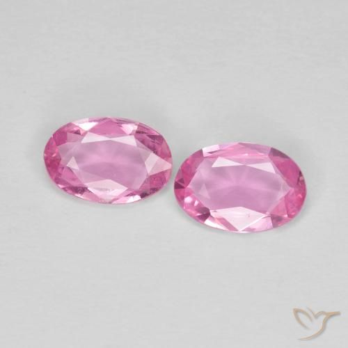 0.69ctw Natural rosa médio Safira, oval, VS