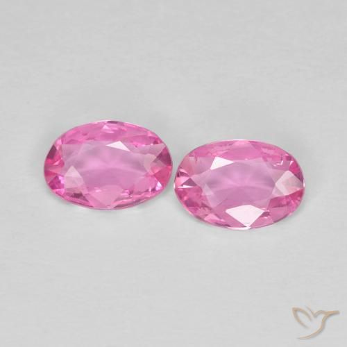 0.68ctw Natural rosa médio Safira, oval, VS