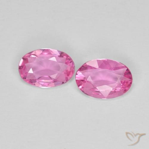 0.78ctw Natural Roxo Real Rosa Safira, oval, VVS-VS
