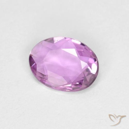 Safira Lilás Roxo Natural 0.48ct, oval, VVS
