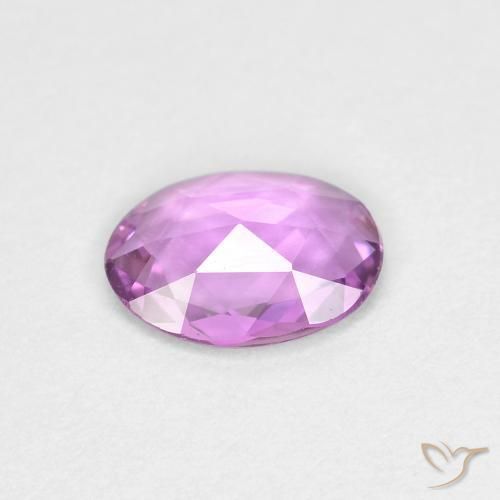 Safira Lilás Roxo Natural 0.48ct, oval, VVS
