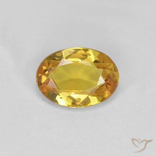 0.71ct Natural Dourado Safira, oval, VS