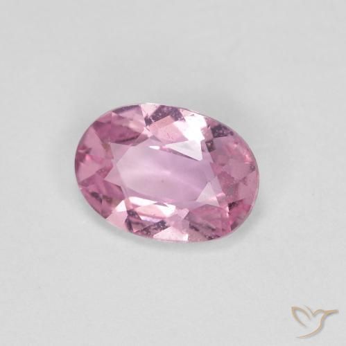 0.75ct Natural Rosa bem claro Safira, oval, VS