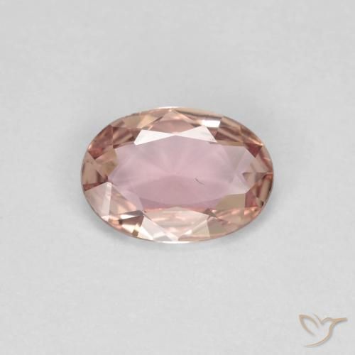 0.60ct Natural Luz rosa Safira, oval, VS