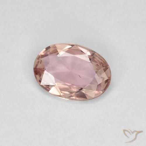 Safira Luz rosa Natural 0.60ct, oval, VS