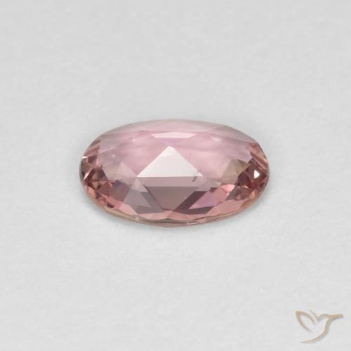 Safira Luz rosa Natural 0.60ct, oval, VS